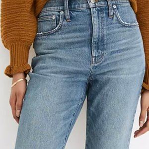 MADEWELL High-Rise Slim Boyjean Neal Wash Sz 27